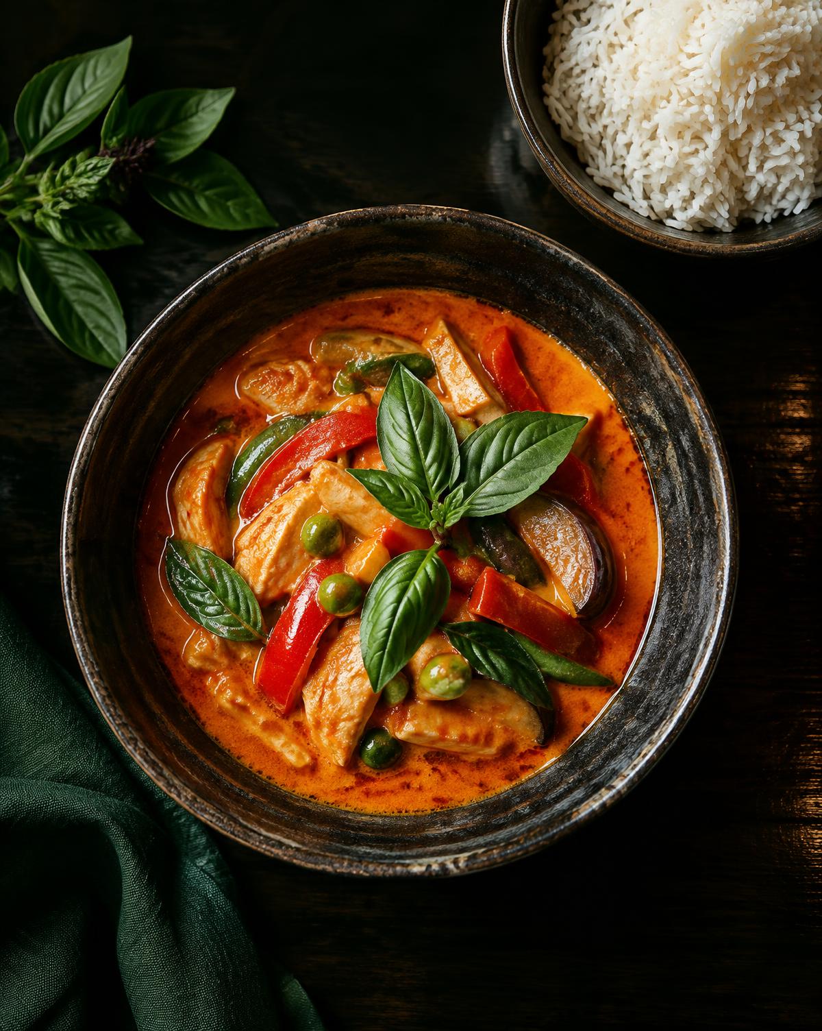 Thai Red Curry mit Reis